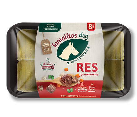 Paquete 5 piezas de Res de 800g