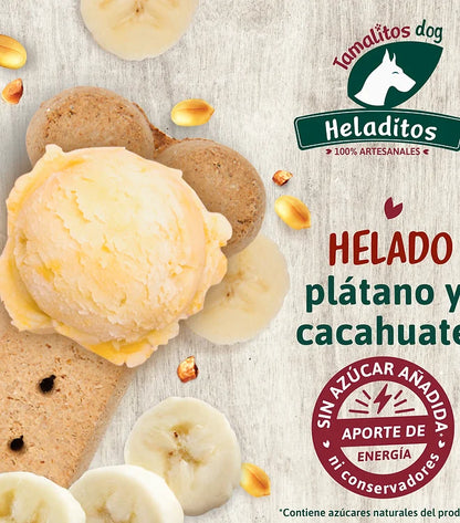 Heladitodog Platano Cacahuate