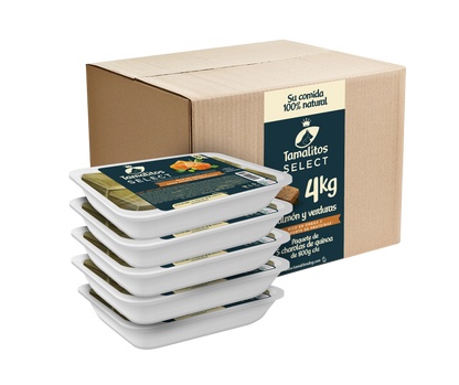 Paquete 5 piezas de Salmón 800g