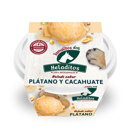 Heladitodog Platano Cacahuate